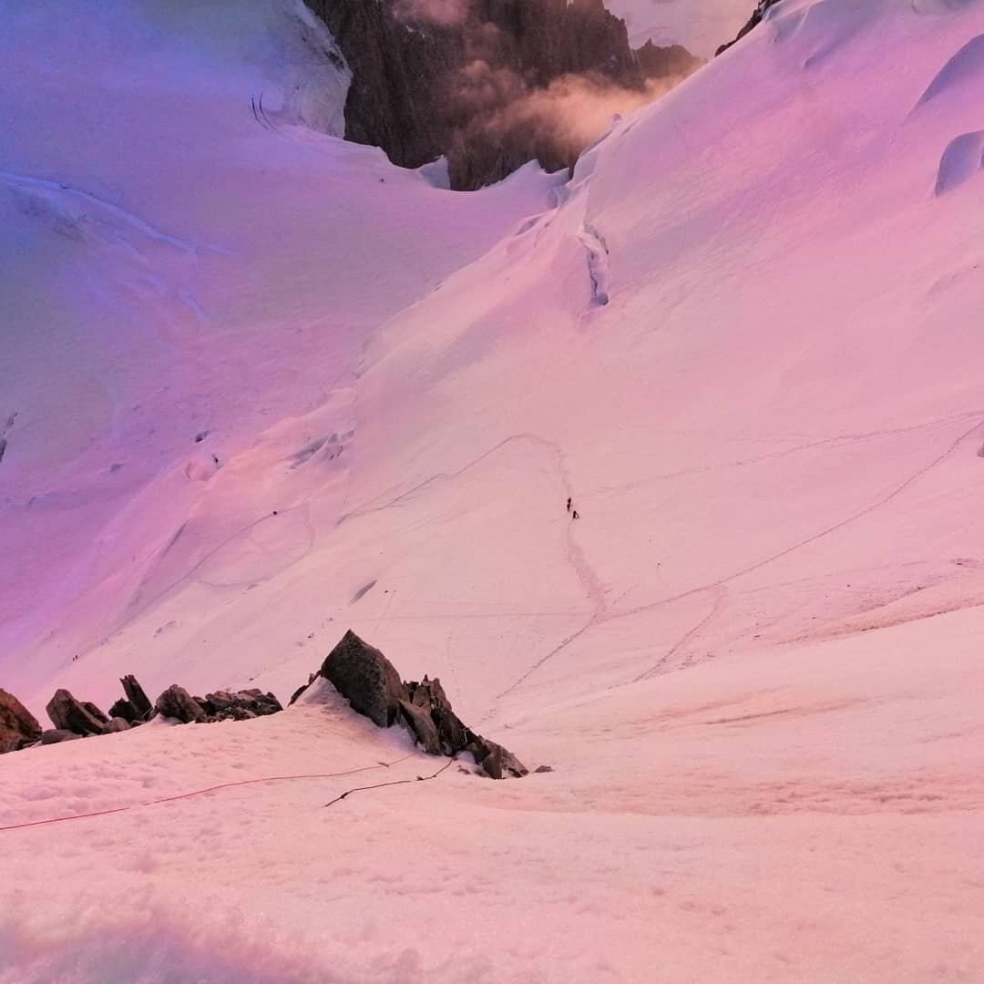 Great clients and a long waaaarm day! Mt.Blanc
#acquarocce #adventure #rimmlmatthias #bergwelten #bergführer #mountainguide #guiding #guida #nature #alps #climbing #sunshine #summer #photo #outdoor #chamonix #france #europa #bestjob #mountains #trav